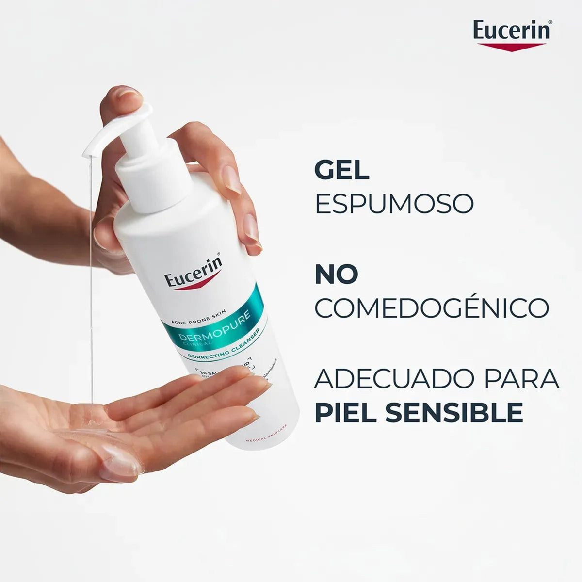 Eucerin Dermopure Gel Limpiador Facial Concentrado Piel Gras
