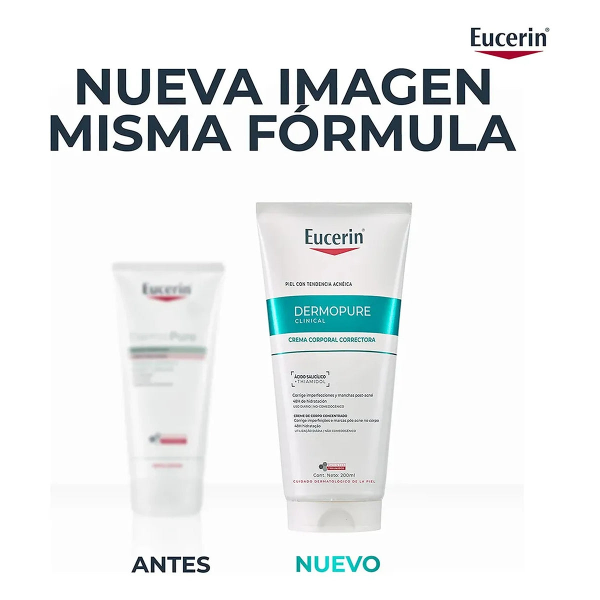 Eucerin Dermopure Triple Effect Body Cream 200Ml