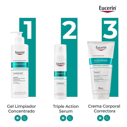 Eucerin Dermopure Triple Effect Body Cream 200Ml