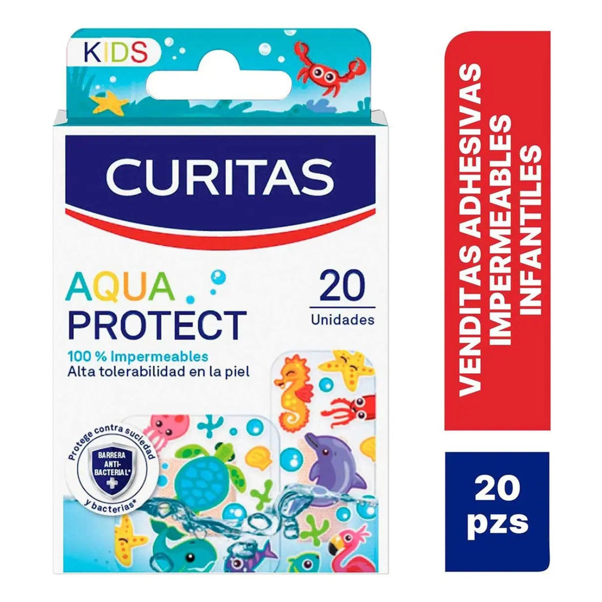 Curitas Venditas Adhesivas Aquaprotect Kids