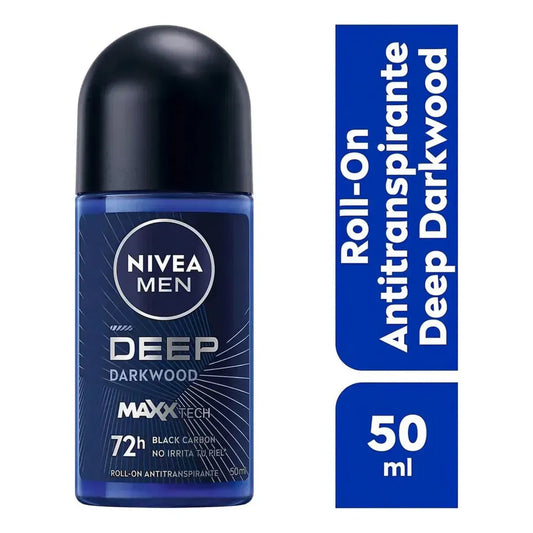 Nivea MEN Desodorante DEEP Darkwood Roll On 50ml