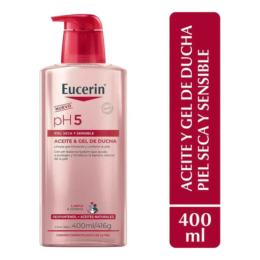 Eucerin Ph5 Gel Y Aceite De Baño 400ml
