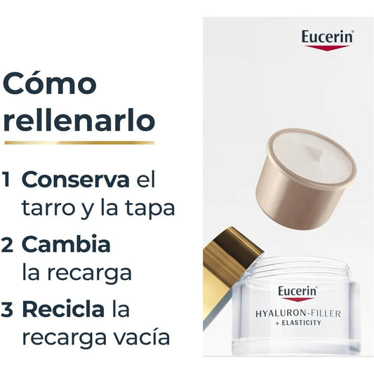 Eucerin Hyaluron-filler +elasticity Crema Facial Noche -50ml