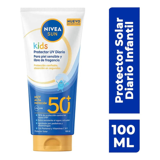 Nivea Protector Solar Infantil Rostro Y Cuerpo Fps 50+100ml