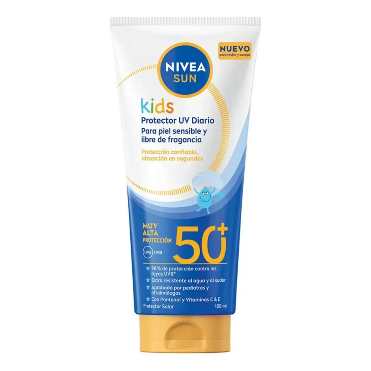 Nivea Protector Solar Infantil Rostro Y Cuerpo Fps 50+100ml