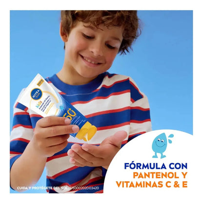 Nivea Protector Solar Infantil Rostro Y Cuerpo Fps 50+100ml