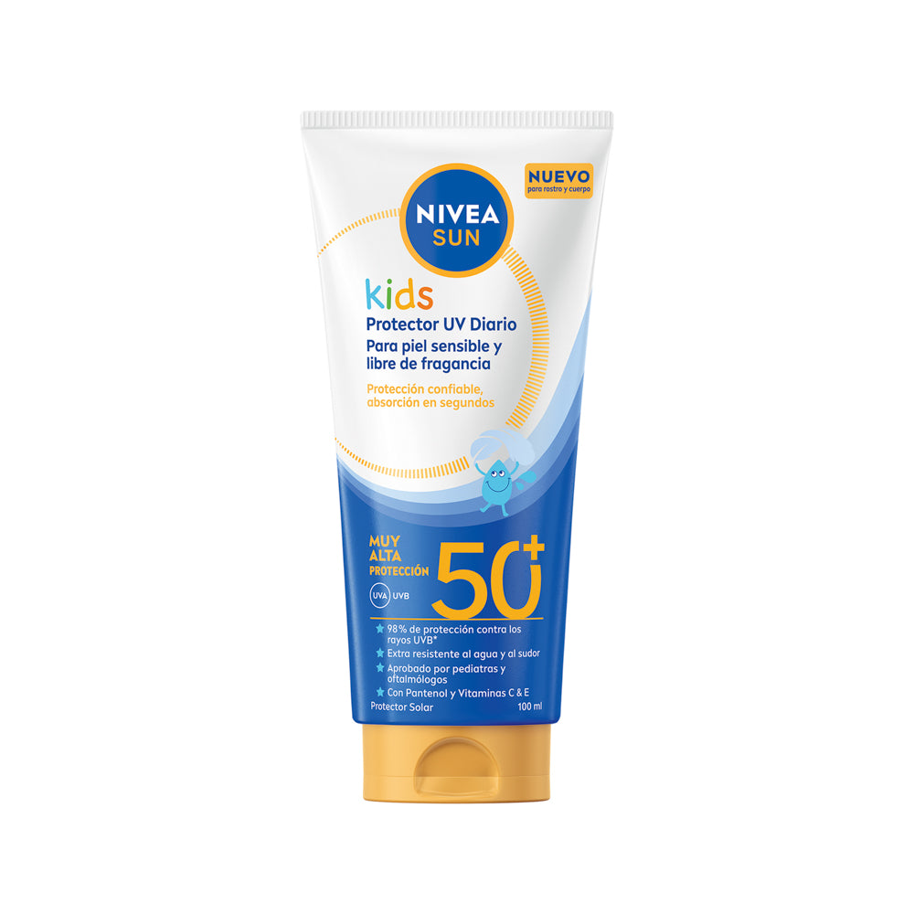 Nivea protector solar infantil para rostro y cuerpo FPS 50+ 100ml