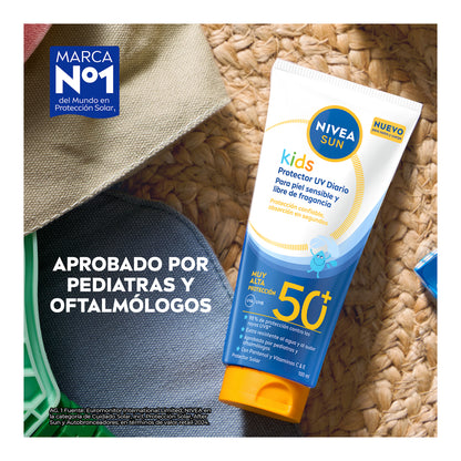 Nivea protector solar infantil para rostro y cuerpo FPS 50+ 100ml