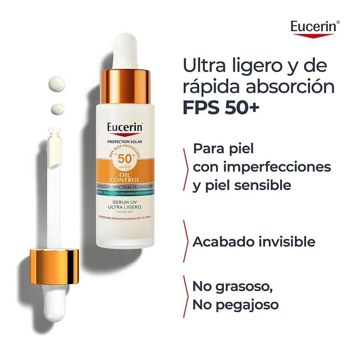 Eucerin Oil Control Serum Ultra Light F50 30ml