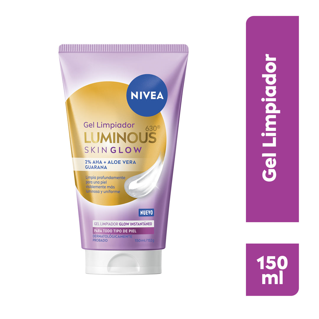 NIVEA Luminous 630 Skin Glow Gel Limpiador 150ml