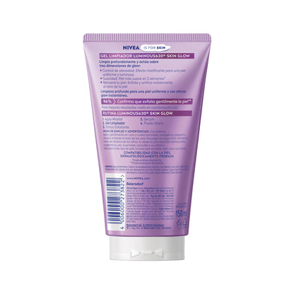 NIVEA Luminous 630 Skin Glow Gel Limpiador 150ml