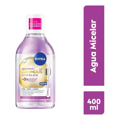 Nivea Luminous 630 Skin Glow Agua Micelar 400ml