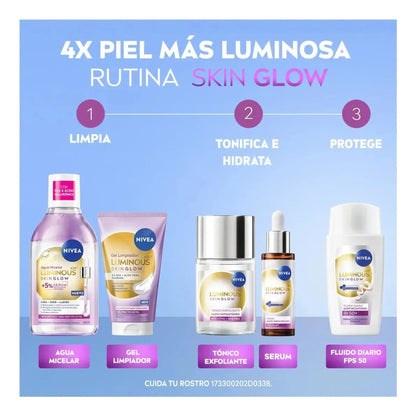 Nivea Luminous 630 Skin Glow Agua Micelar 400ml
