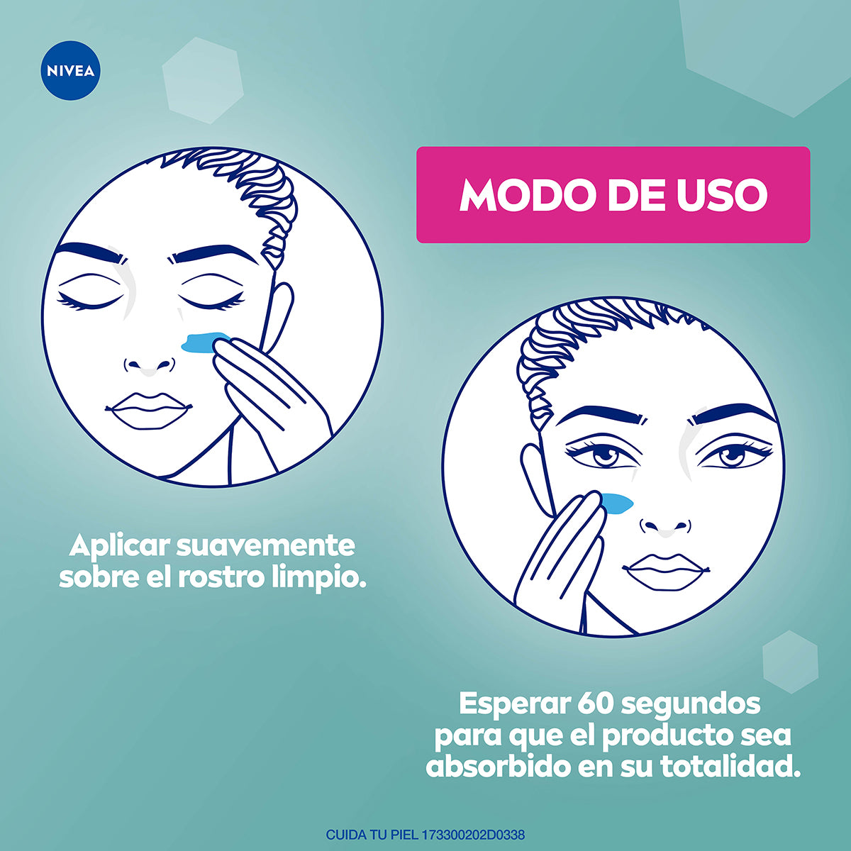 3 Pack Gel Facial Cuidado Facial Nivea Hyaluron Gel