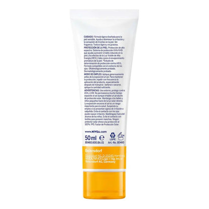 Protector Solar Facial Nivea Sun Piel Sensible Fps 50 50 Ml