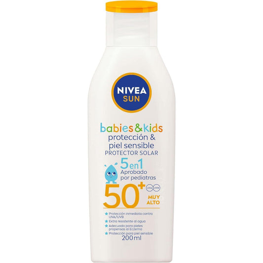 NIVEA SUN Kids Piel Sensible Loción FPS 50+ 200 ml
