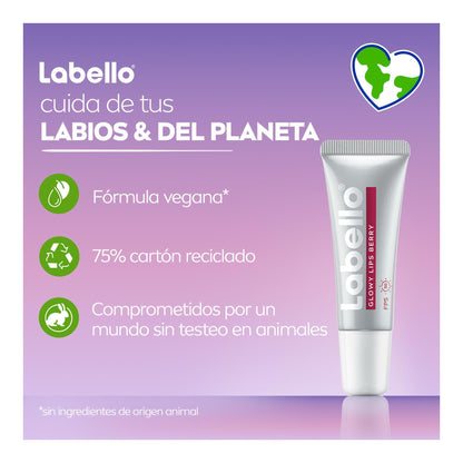 Labello Glowy Lips Berry Fps 30