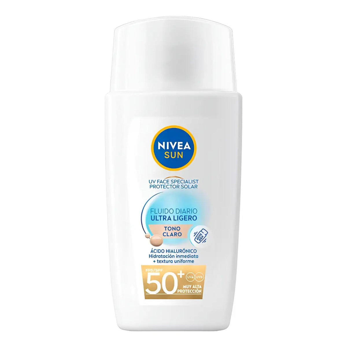 Nivea Protector Solar Facial Fluido Color Claro 40ml