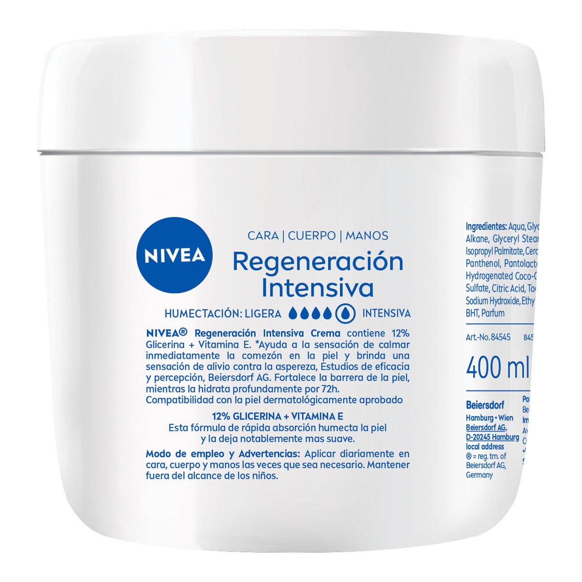 Nivea Body Regeneración Intensiva Tarro 400ml