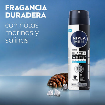 NIVEA MEN Black & White Fresh Spray 150 ml
