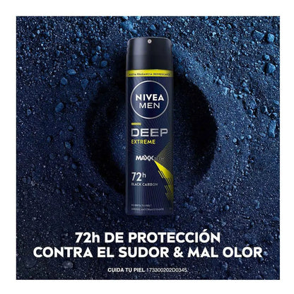 Nivea Men Deep Extreme Desodorante Aerosol 150 ml