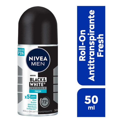 Nivea Black White Fresh Roll On Antimanchas