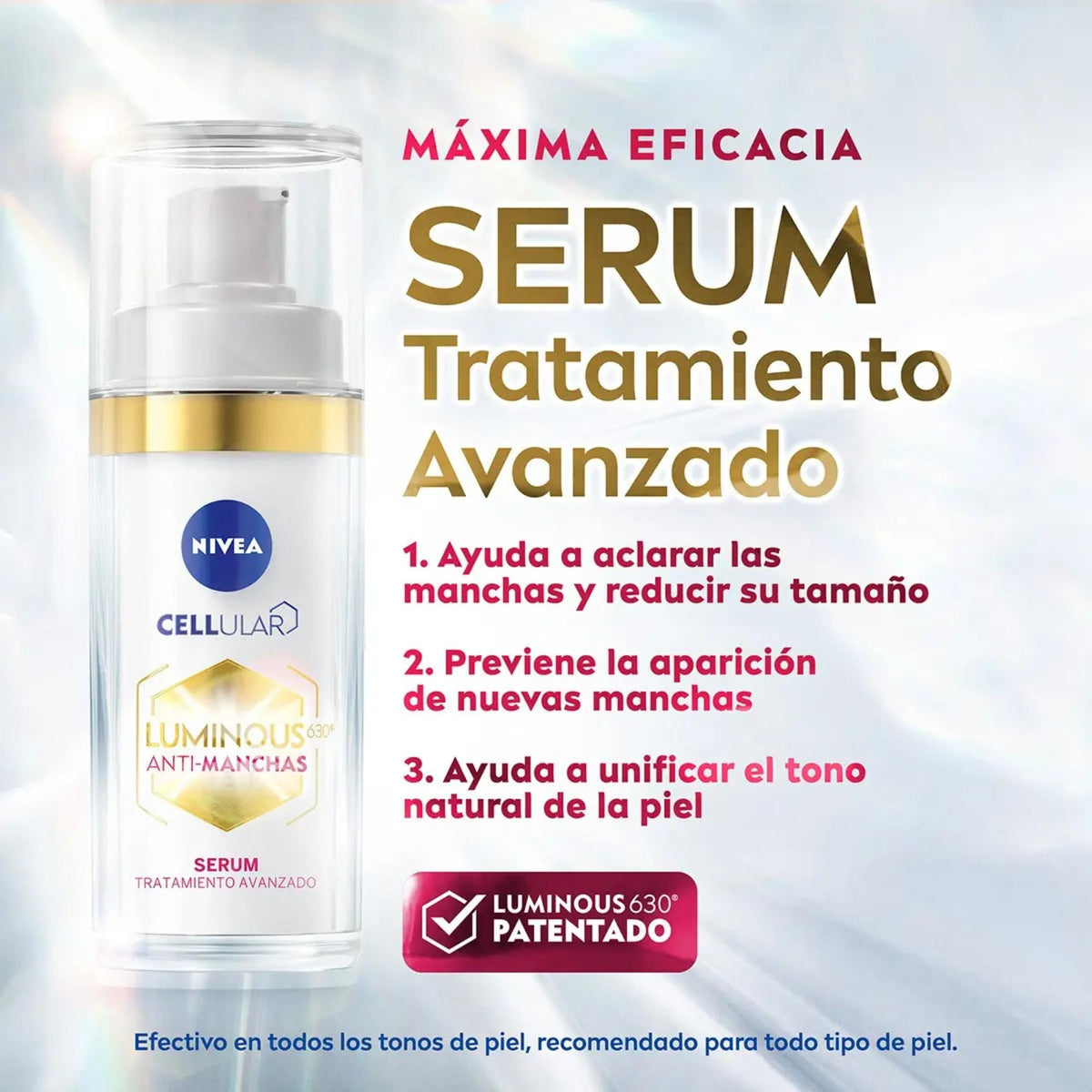 Set De Nivea Fps 50 + Serum Antimanchas Luminous