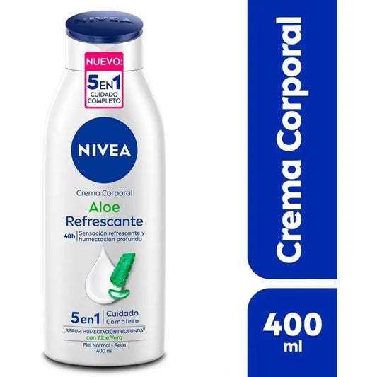 Crema Corporal Nivea Aloe Vera Piel Normal 400ml Aloe Vera