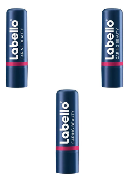 3 Pack Labello Caring Beauty Pink 4.8g