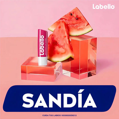 Bálsamo Labial Labello Protector Humectante Sandía 4.8g