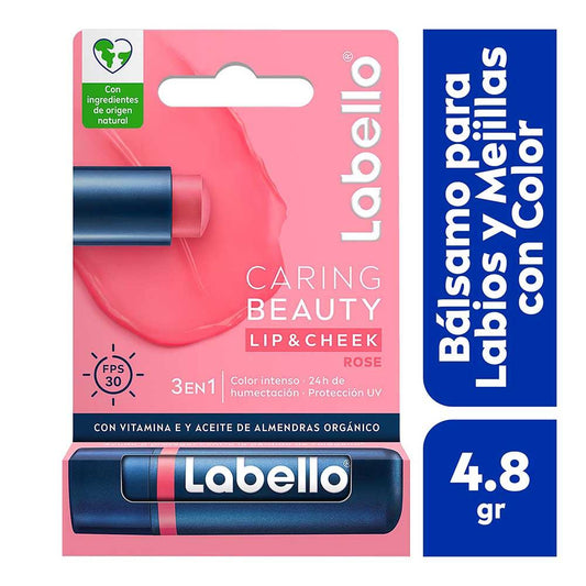 Labello Caring Beauty Rose 4,8gr