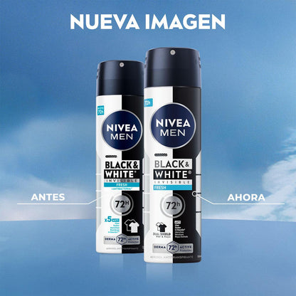 NIVEA MEN Black & White Fresh Spray 150 ml