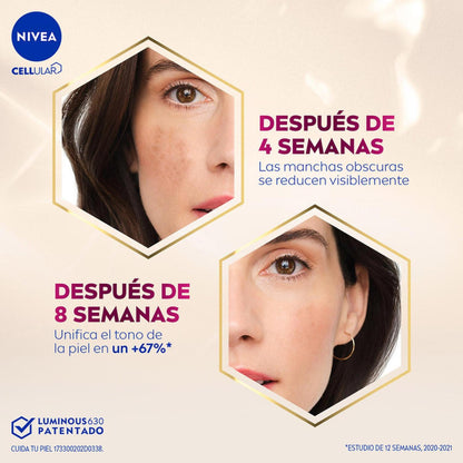 Fluido Con Color Nivea Cellular Luminous630 Antimanchas 40ml