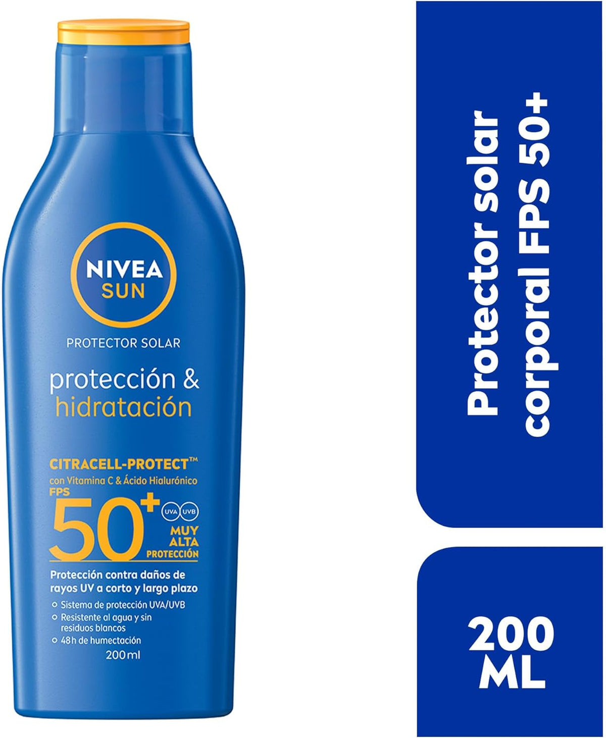NIVEA SUN Protección e Hidratación FPS 50+ 200 ml