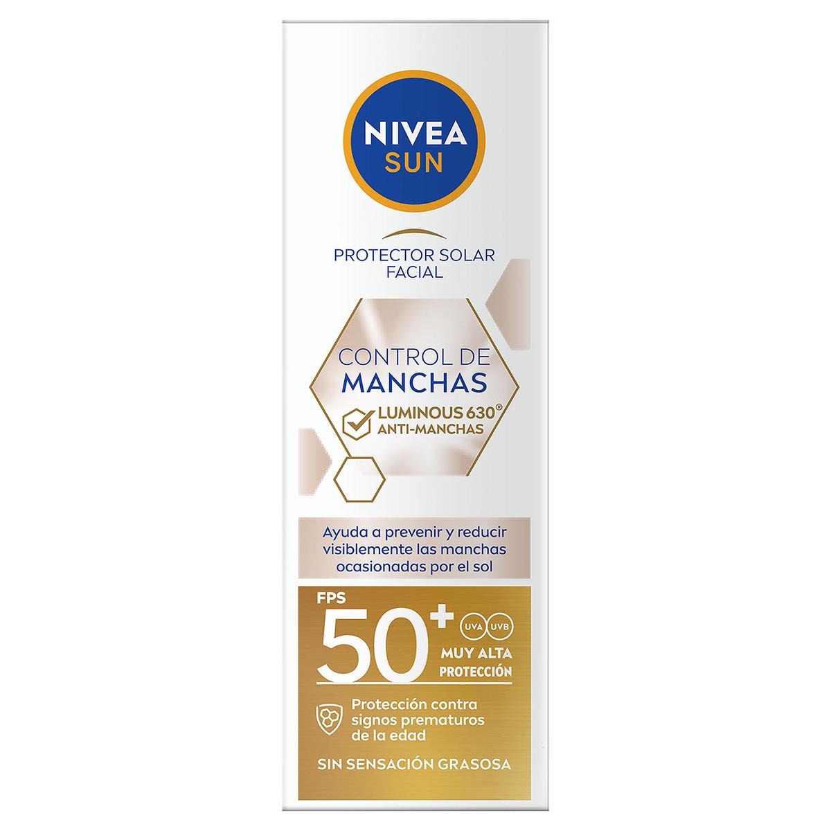Nivea Sun Face Fluido Luminous 630 SPT SPF50+ 40ML