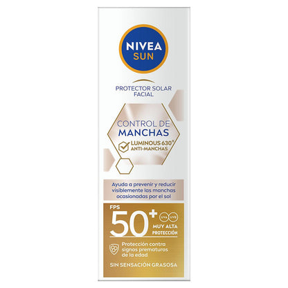 Nivea Sun Face Fluido Luminous 630 SPT SPF50+ 40ML