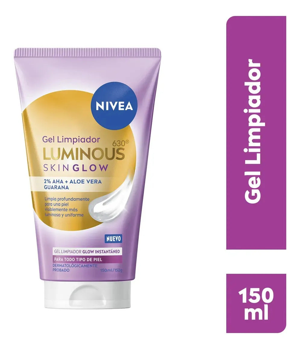 Nivea Luminous 630 Skin Glow Gel Limpiador 150ml