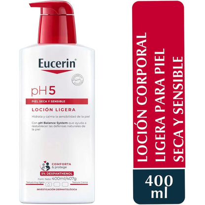 Eucerin Ph5 Loción Corporal Hidratante para Piel Seca O Sensible 400 ml
