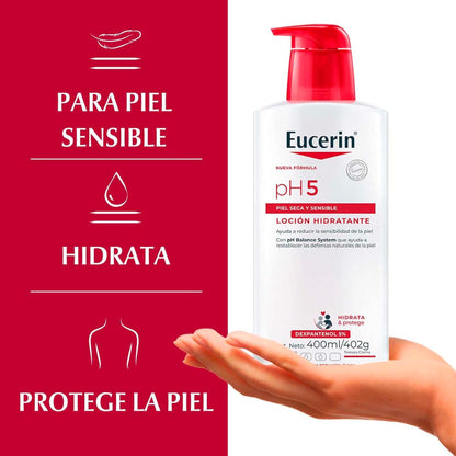 Eucerin Ph5 Loción Corporal Hidratante para Piel Seca O Sensible 400 ml