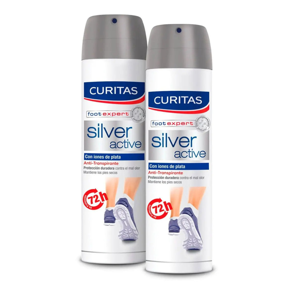 Pack De 2 Desodorantes Curitas Silver Active