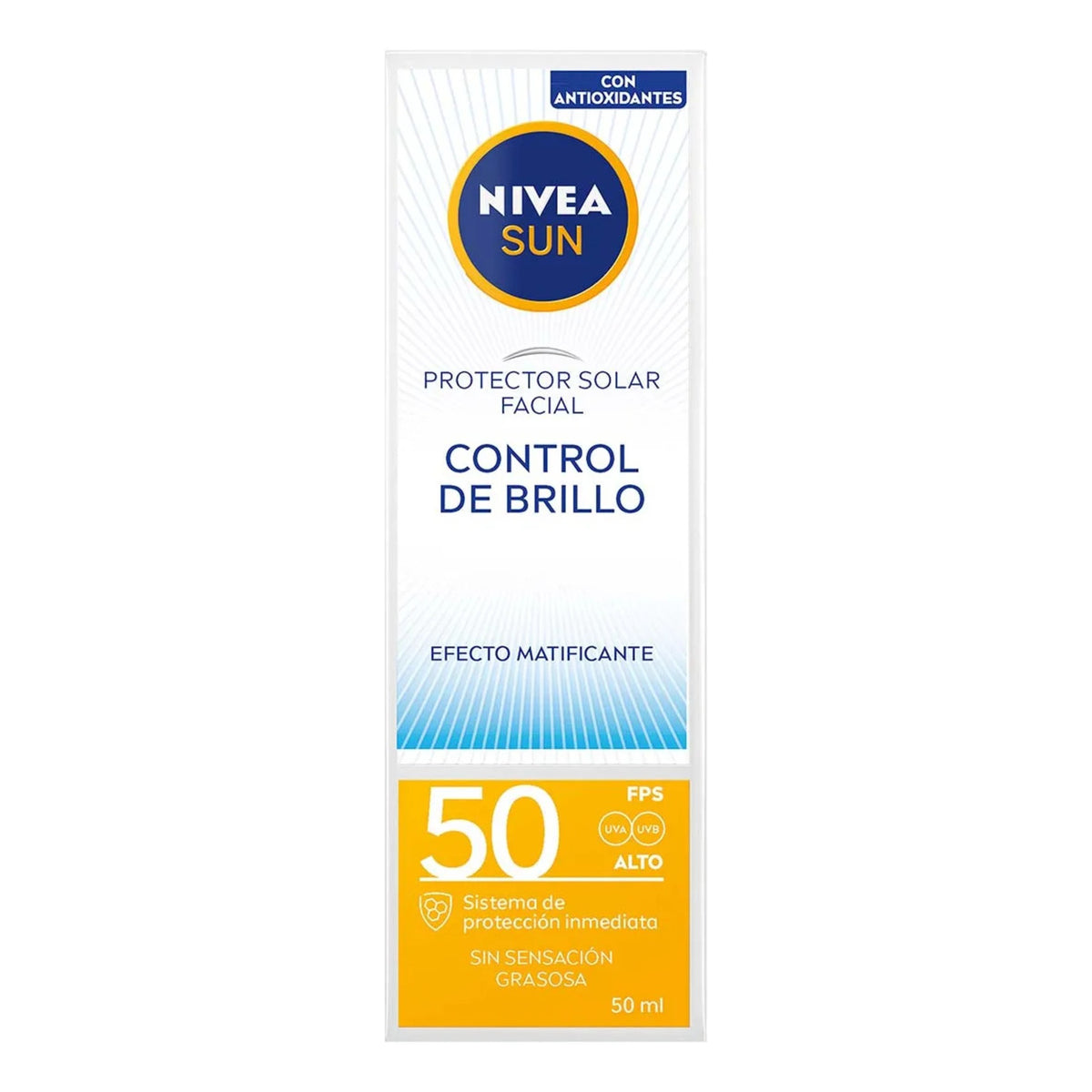 2 Pack Nivea Fluido Día Luminous + Nivea Sun Oil Control