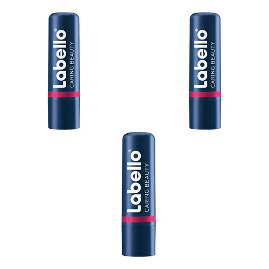 3 Pack Labello Caring Beauty Pink 4.8g