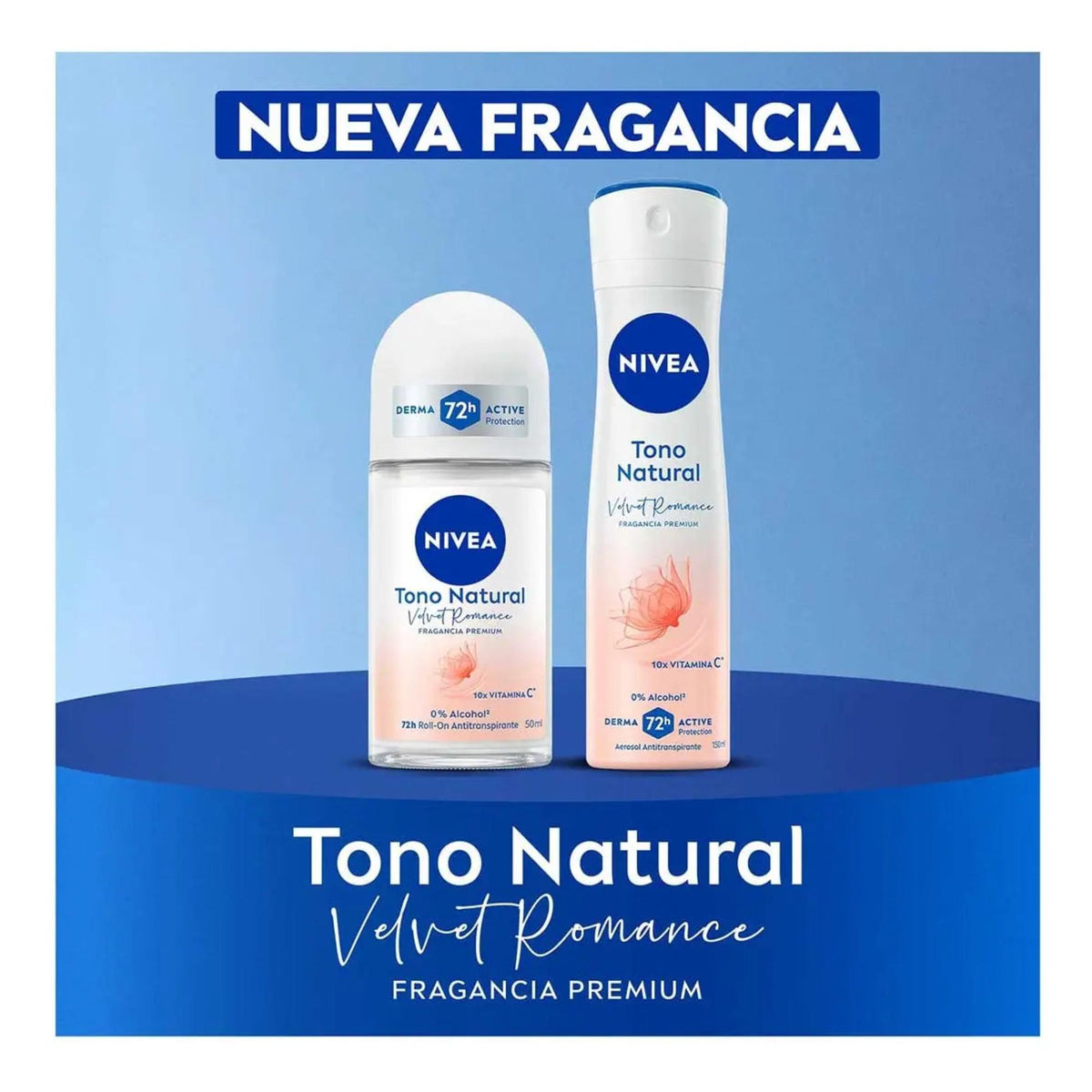 Desodorante En Spray Nivea Tono Natural Velvet Romance