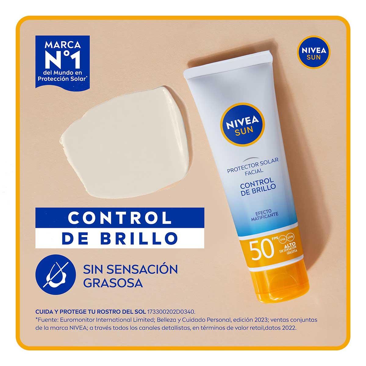 Nivea Sun Facial Control Brillo SPF50 50ML