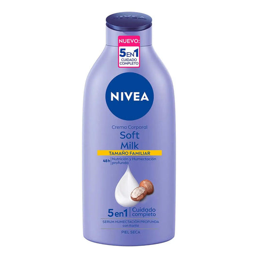 Nivea Crema Corporal Humectante Protect&m Soft Milk (650 Ml)