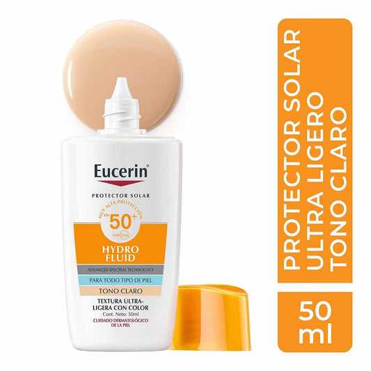 Eucerin Sun Face Hydro-Fluid FPS 50 + Tono Claro