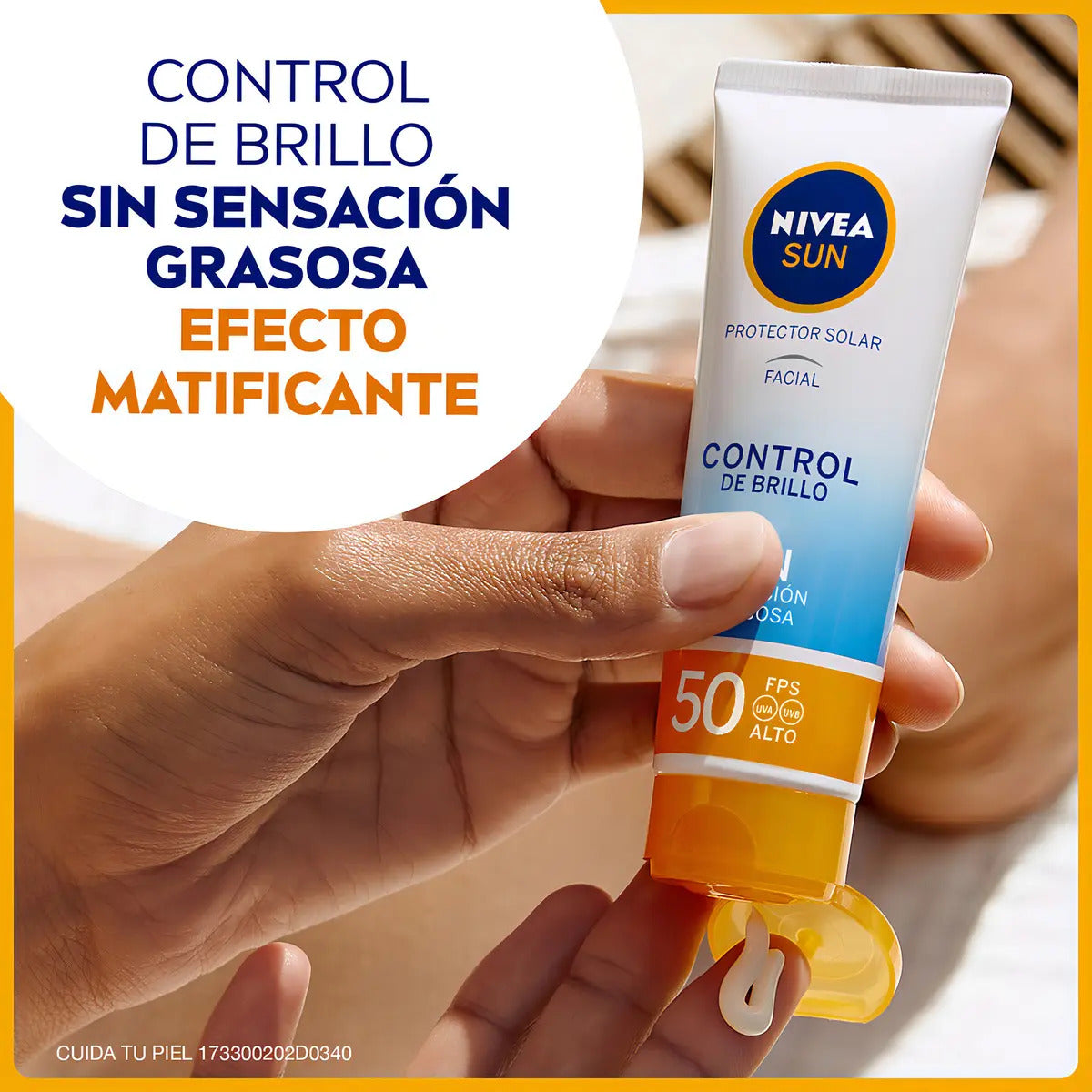 Pack 2 Nivea Sun Control Brillo Mate FPS 50