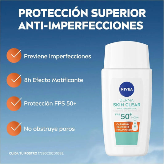 Nivea Rutina Derma:agua Micelar 400ml + Fluido Diario 40ml