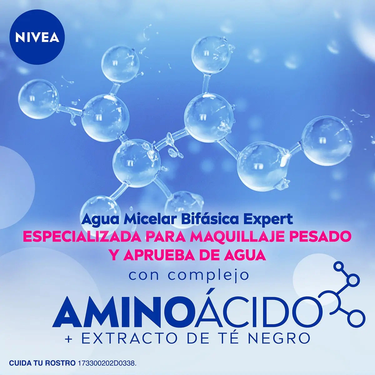 Agua Micelar Bifásica Nivea Micellair Black Expert 400 Ml