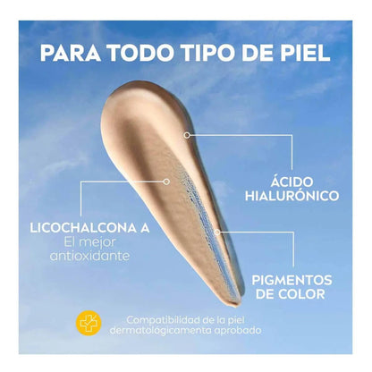 Nivea Protector Solar Facial Fluido Color Claro 40ml